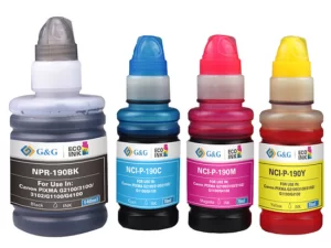 Lee más sobre el artículo Botellas Tinta Canon GI190 / G3100 / G4100 / G2100