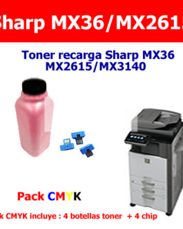 Kit Toner recarga Sharp MX-2615 / 3140