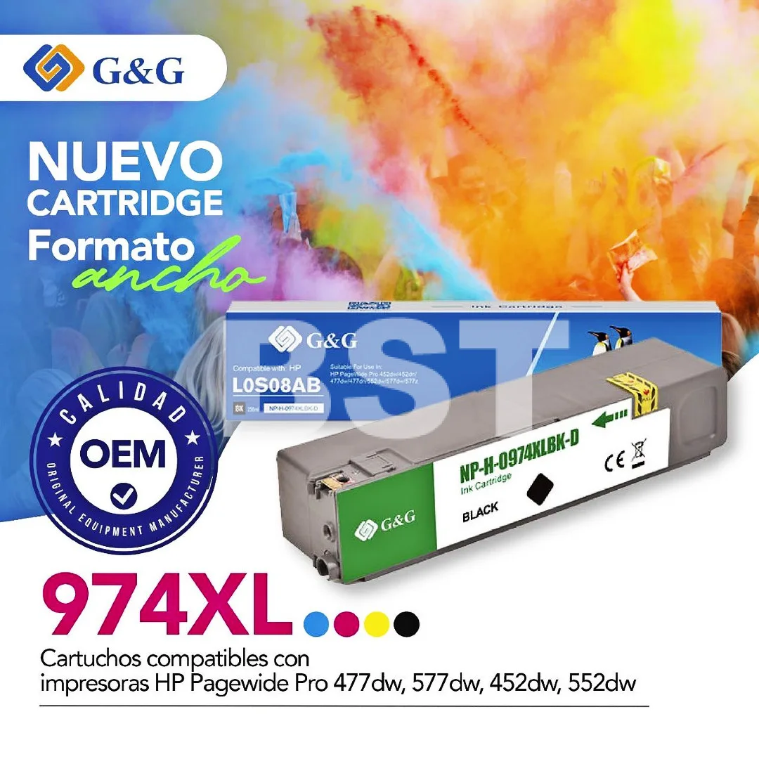 Read more about the article Tinta para HP 974XL / Pagewide 477 / 577 /