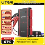 UTRAI Arrancador batería de auto, dispositivo de arranque, Banco de energía, cargador portátil, potenciador de emergencia, 12V, 1000A