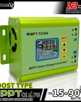 Controlador de carga Digital MPPT de 24V/36V/48V/60V/72V, módulo de voltaje Boost de 10A, 600W, MPT-7210A