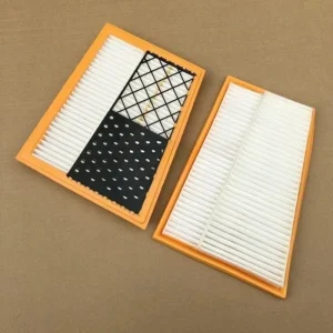 2 uds filtro de aire de motor de coche A6420940404 para Mercedes Benz W204 W211 W221 C320 C350 E280 S320 S350 CLS GLK ML R OM642 2005-