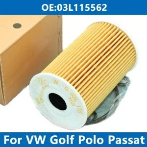 1/6/10 Uds filtro de aceite de coche 03L115562 para VW AMAROK CADDY Golf V VI Jetta Polo Tiguan Passat B6 B7 SCIROCCO 1,6 2,0 TDI SEAT SKODA