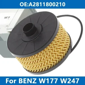 1/6 Uds filtro de aceite de coche A2811800210 para Mercedes Benz W177 W247 CLA GLA200 GLB200 A160 A180 A200 A250e B200 SMART 0,9 T 1,3 T motor