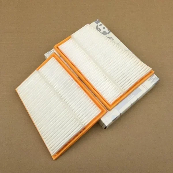 2 uds filtro de aire de motor de coche A6420940404 para Mercedes Benz W204 W211 W221 C320 C350 E280 S320 S350 CLS GLK ML R OM642 2005- - Imagen 2