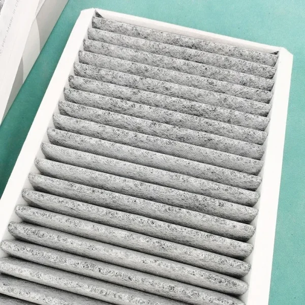 Filtro de aire de cabina de acondicionador de coche de 2 piezas 64319171858 Para BMW E60 E61 E63 Touring 520d 520i 523 525xi Xdrive 525xd 530 535 630 645ci - Imagen 2