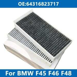 Condicionador de coche con filtro de aire de cabina de 2 piezas 64316823717 Para BMW F40 F45 F44 F46 F48 F39 116d 118i 220d 225 X1 X2 Mini F54 ~ F60 Cooper