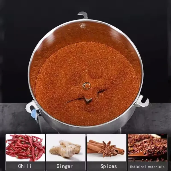 Molinillo para molienda 4.5 Kg, máquina trituradora de granos, especias, café, alimentos secos, producir harina en polvo - Imagen 5