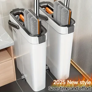 Fregona Giratoria 360° con Cubeta Doble | Limpieza Eficiente