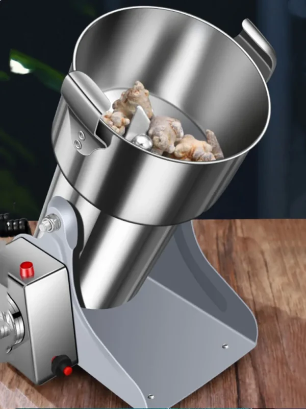 Molinillo para cocina 1000G, 220, máquina trituradora de granos, café en polvo, hierbas, ají seco, cereales, especias, alta velocidad, para alimentos secos - Imagen 5