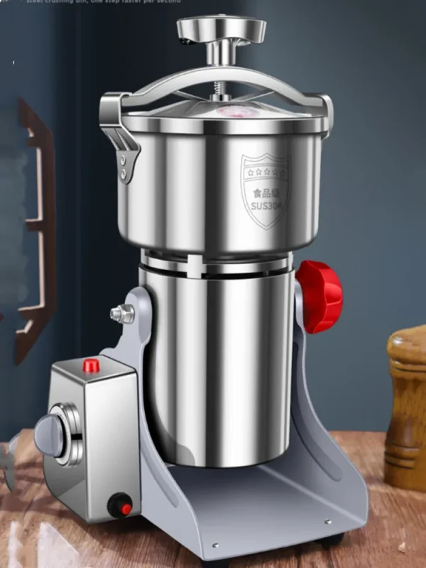 Molinillo para cocina 1000G, 220, máquina trituradora de granos, café en polvo, hierbas, ají seco, cereales, especias, alta velocidad, para alimentos secos - Imagen 2