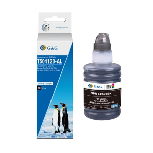 Botella de Tinta para Epson T504 Negro